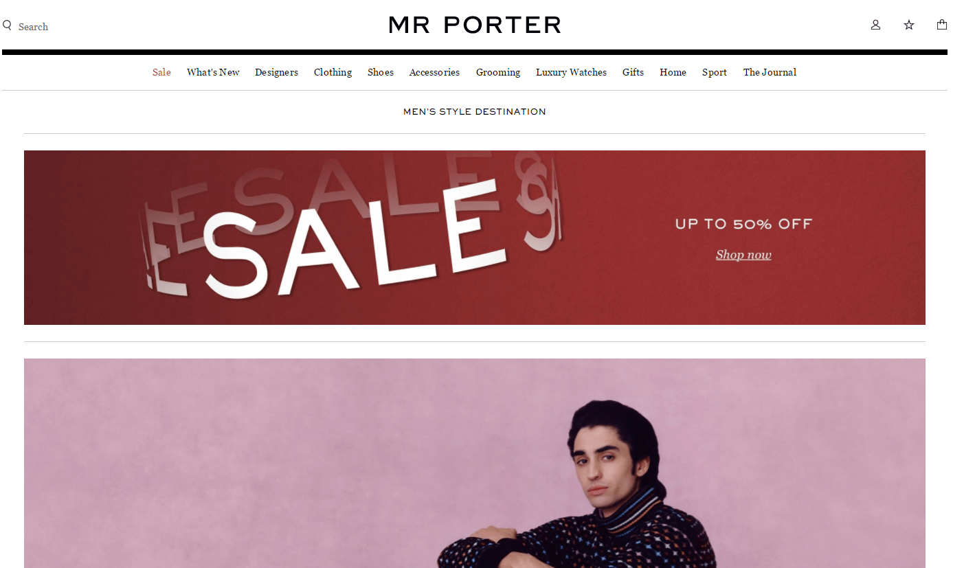 Mr.Porter优惠码2024 Mr Porter英国官网年末大促精选商品低至5折特卖收好价BLCG